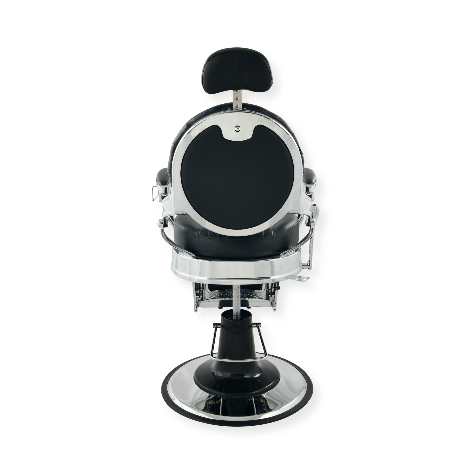 DeltaPro - Barber Chair - DBC006 - Monarch - Silver/Black