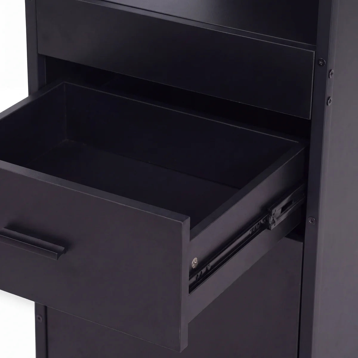 Narrow Display Cabinet - London - Black