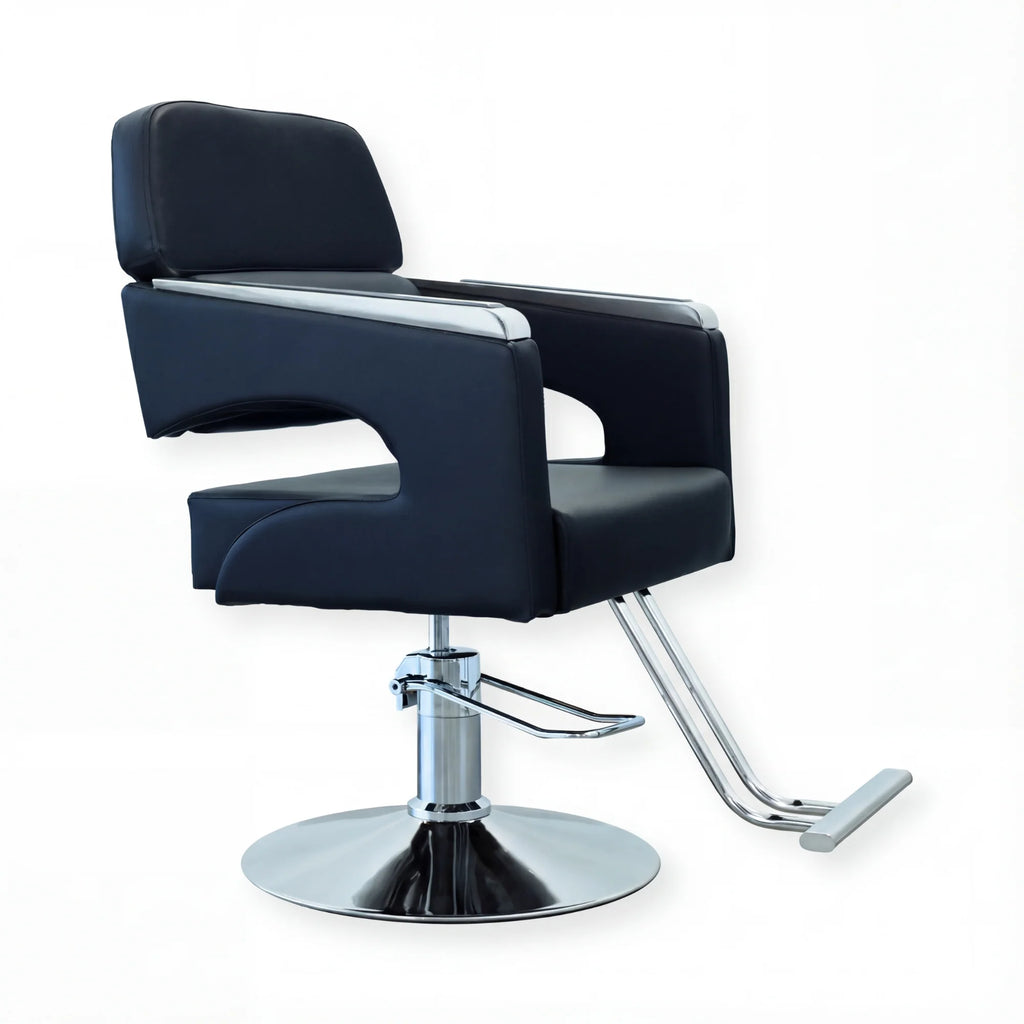 Salon Chair Majesty Black / Silver
