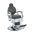 DeltaPro - Barber Chair - DBC006 - Monarch - Silver/Brown