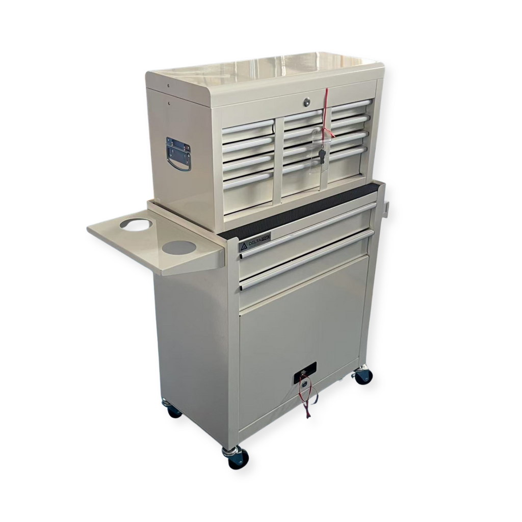 Professional Salon Storage Tool Trolley White