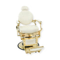 DeltaPro - Barber Chair - DBC006 - Monarch - White/Gold