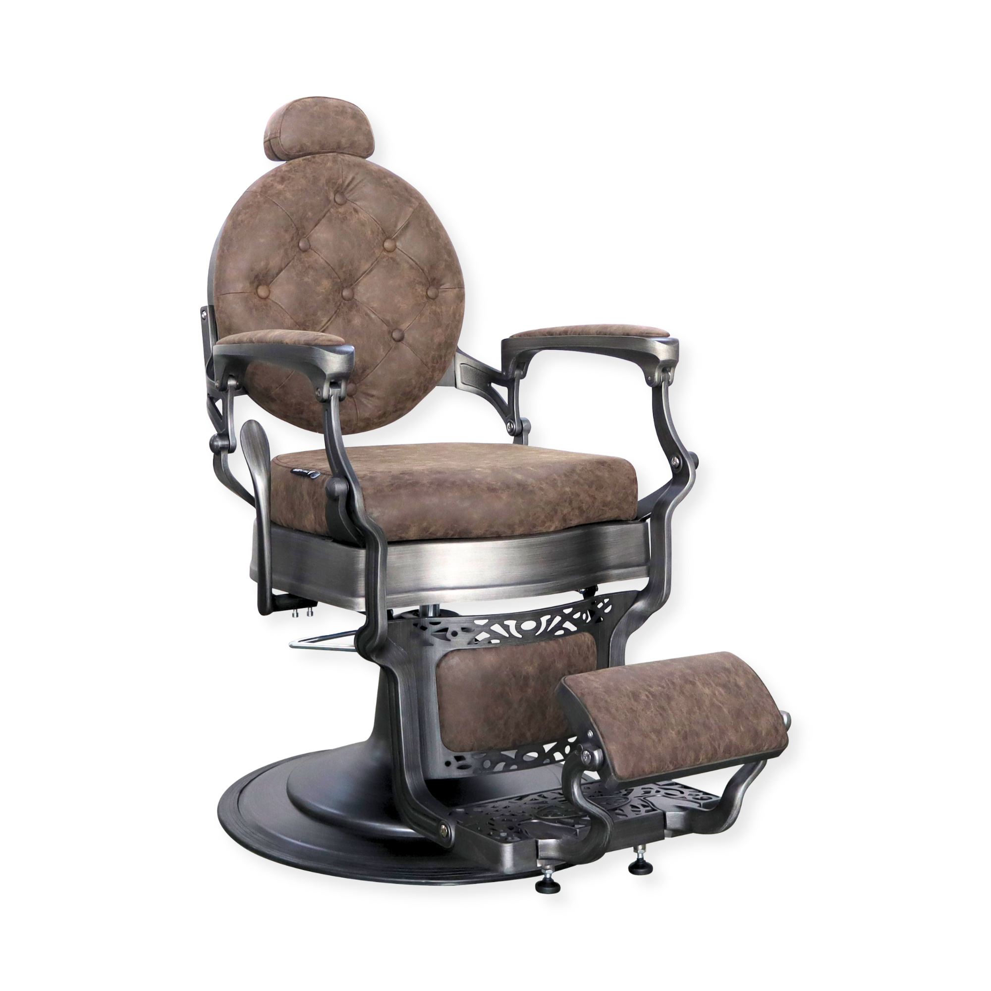 Barber Chair Senior - Grey/Brown