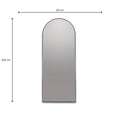 Salon Mirror Florence 200 x 80 cm/BLACK