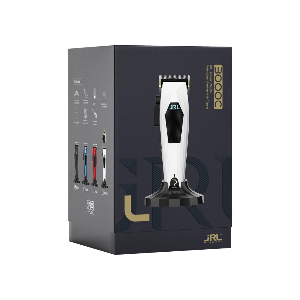 JRL 3000C Hair Clipper Taper Blade Weiß