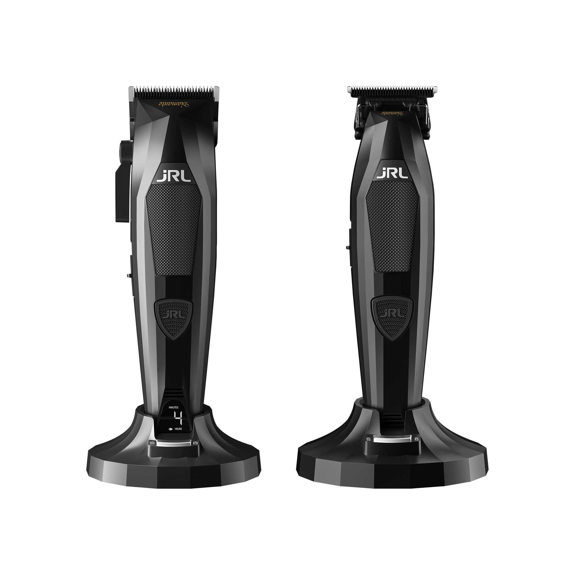 JRL Diamante Clipper & Trimmer Combo Kit Schwarz