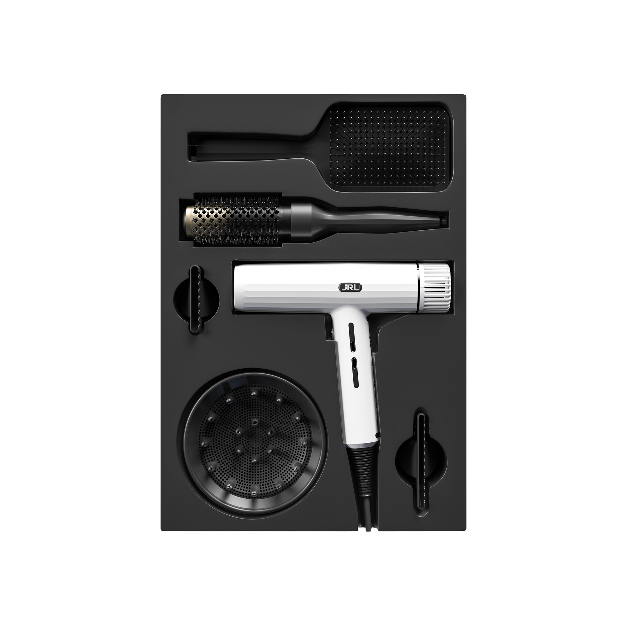 JRL Forte Pro 2020H Professional Haartrockner Combo Kit Weiß