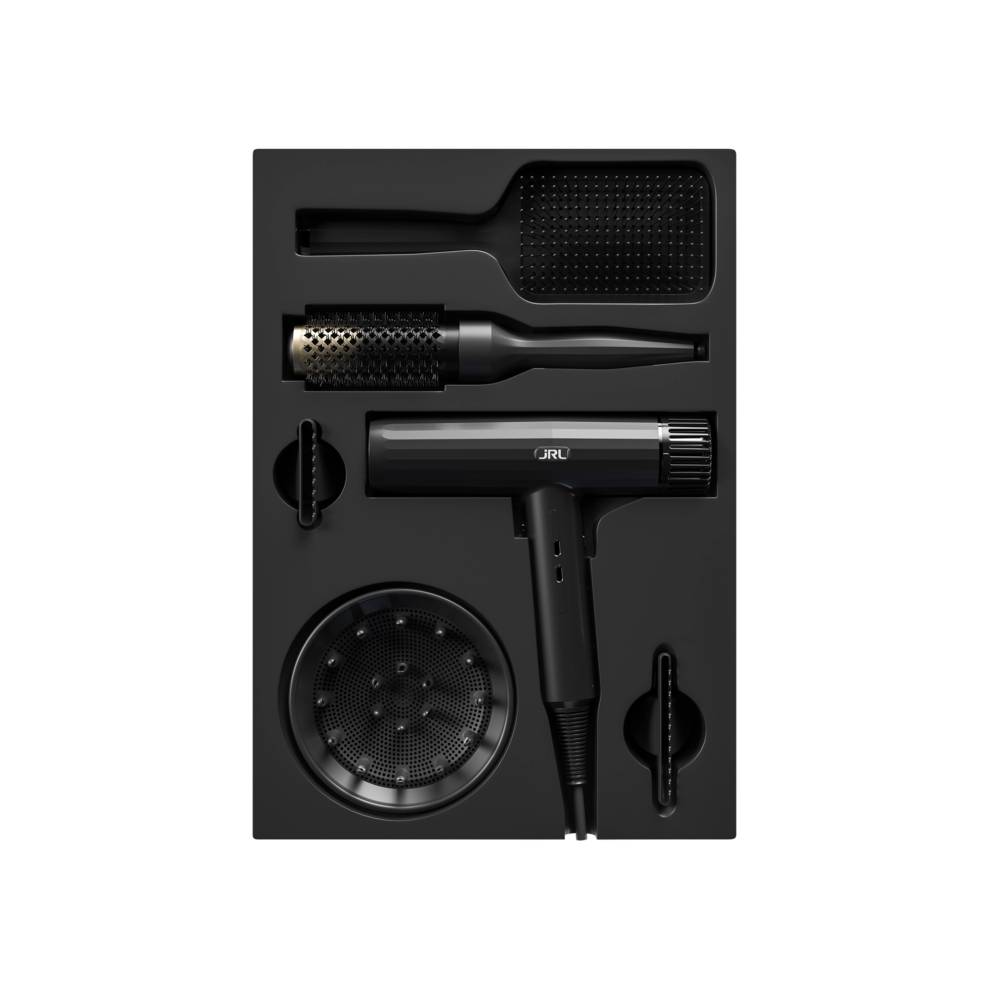 JRL Forte Pro 2020H Professional Haartrockner Combo Kit Schwarz