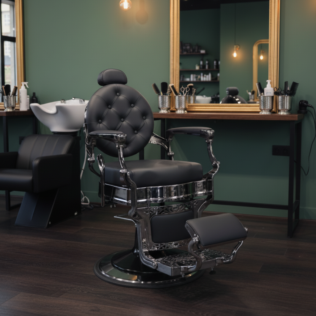 Barber Chair Senior - Gloss/Black