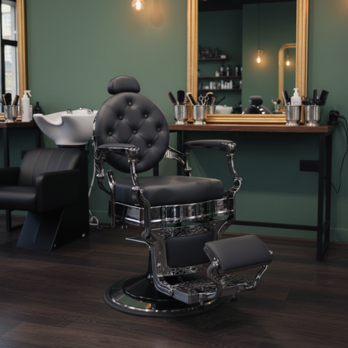 Barber Chair Senior - Gloss/Black