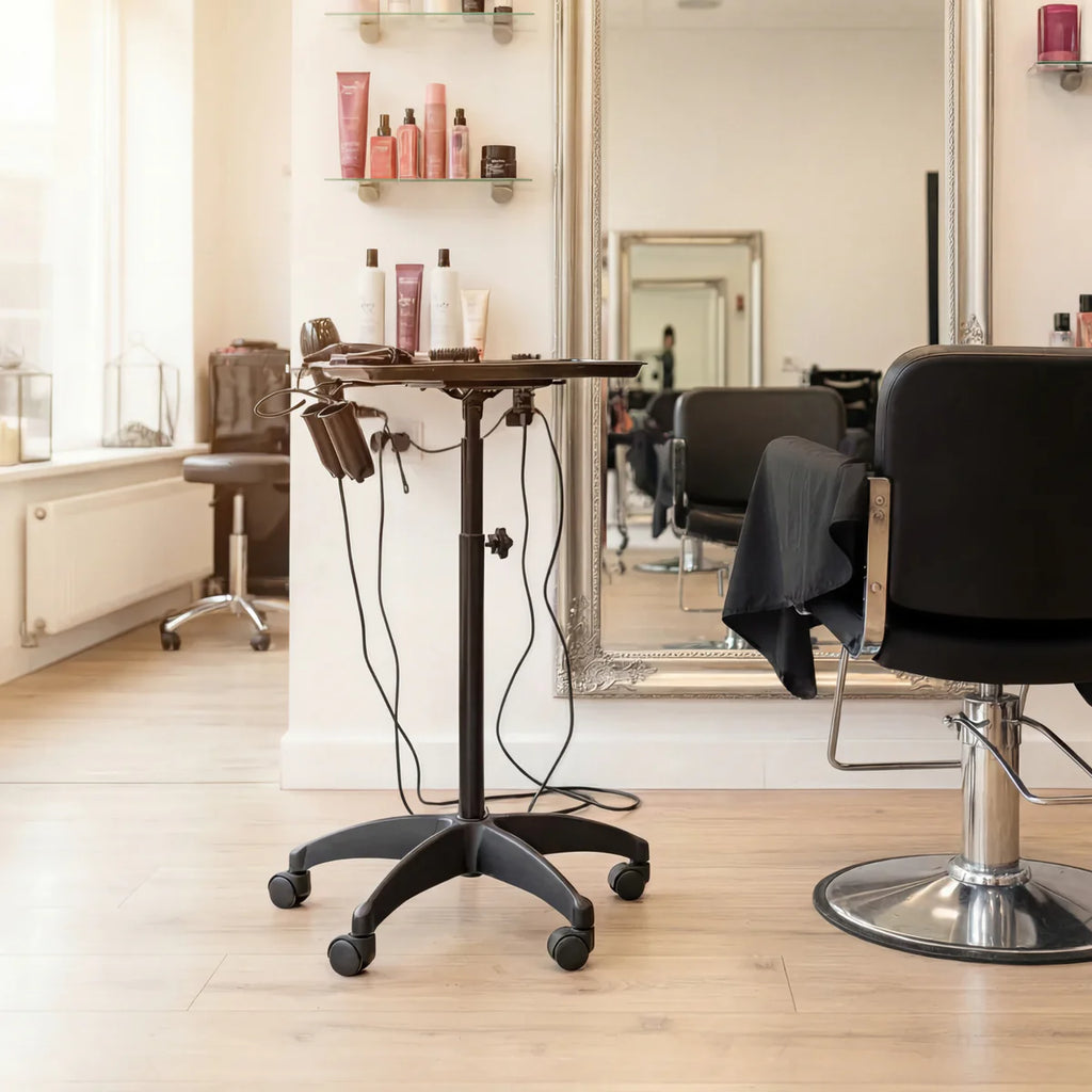 DeltaPro - Salon Tray on Wheels - Black