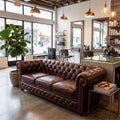 Sofa Chesterfield Brown