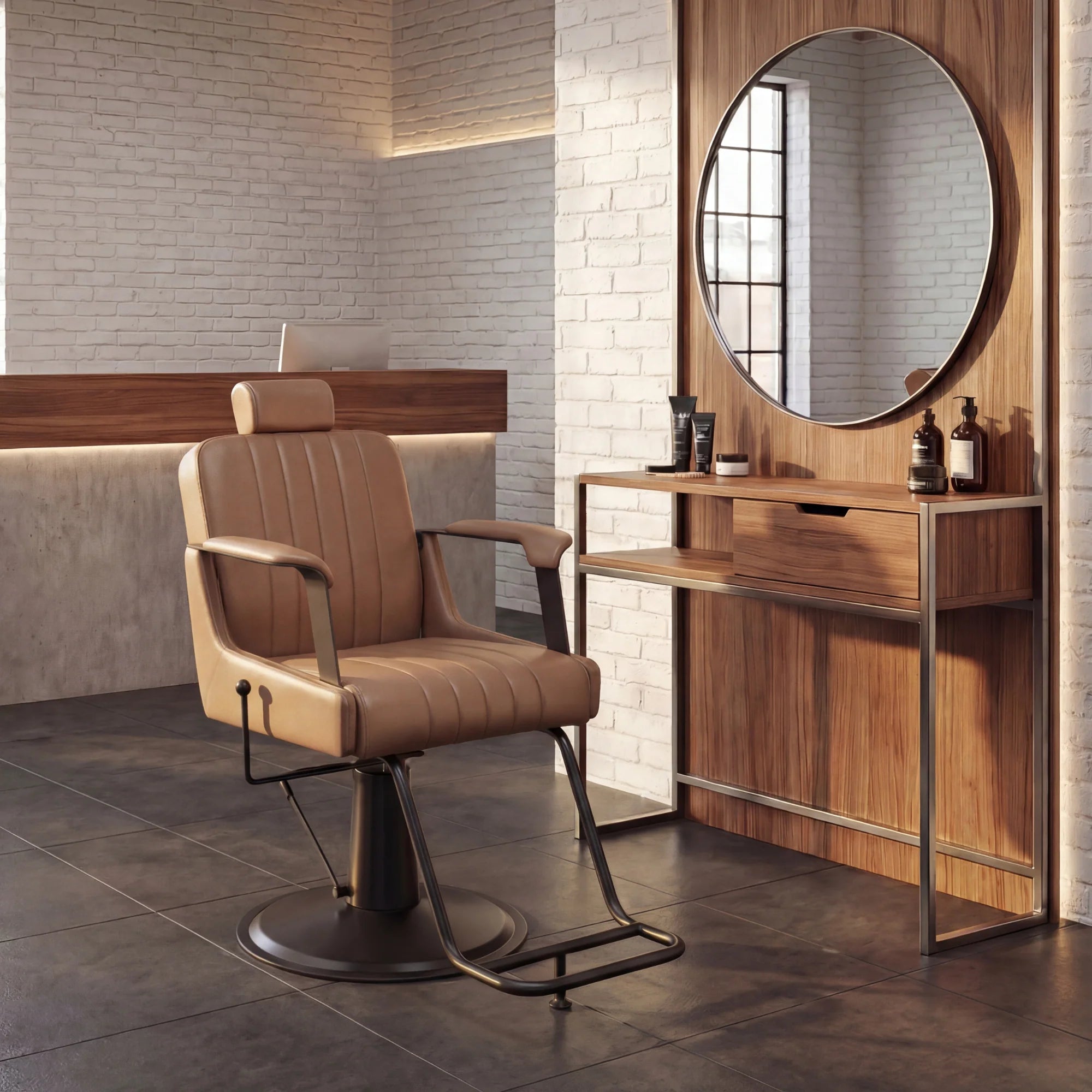 Barber Chair Regal - Brown