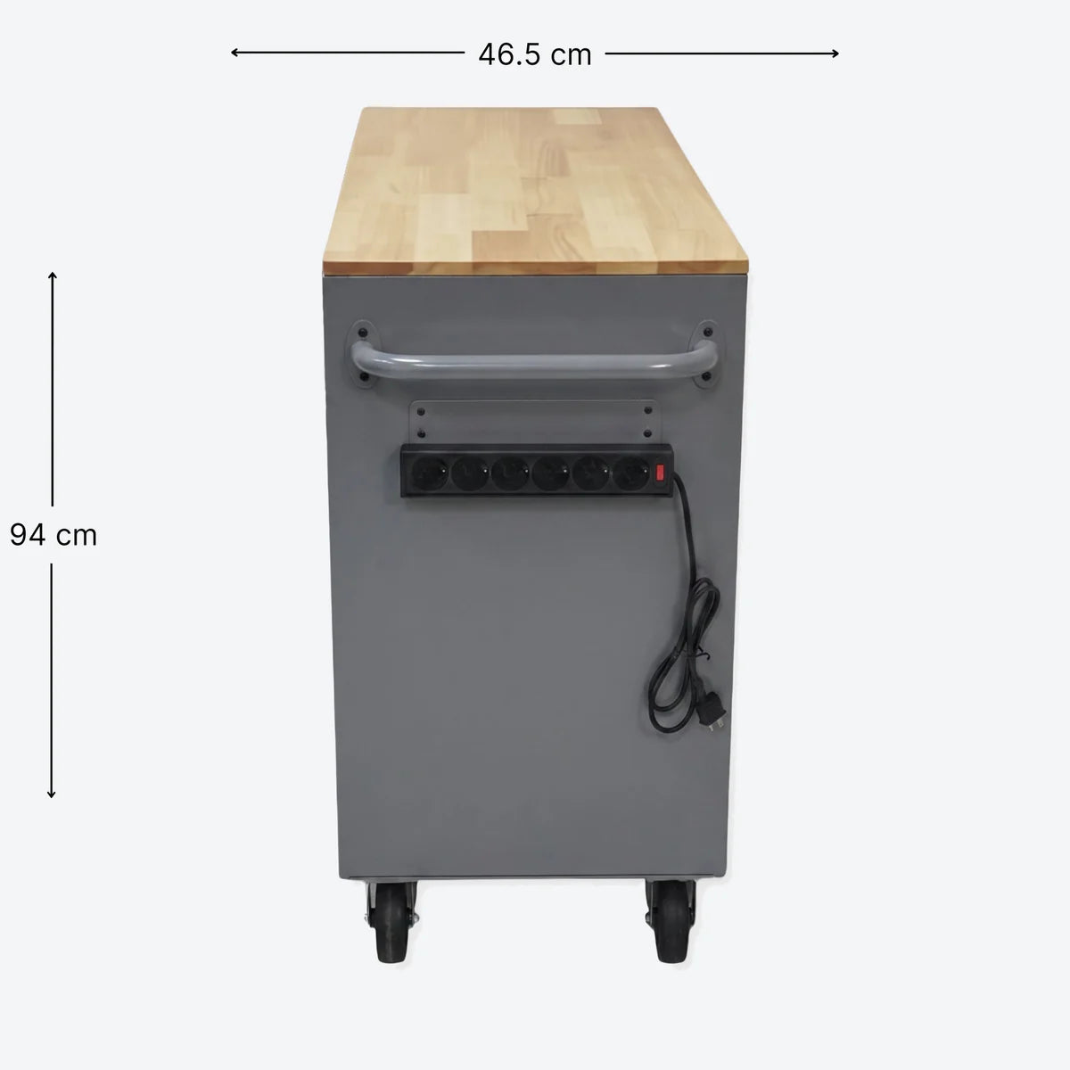 Barber Tool Cabinet - Grey