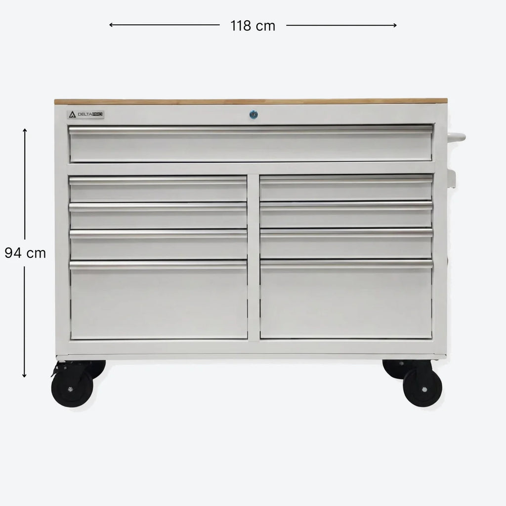 Barber Tool Cabinet - White