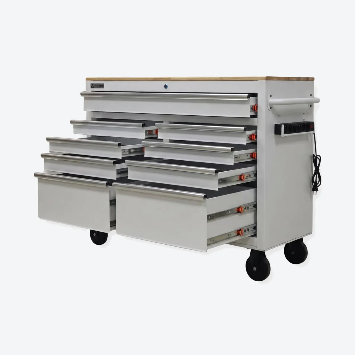Barber Tool Cabinet - White
