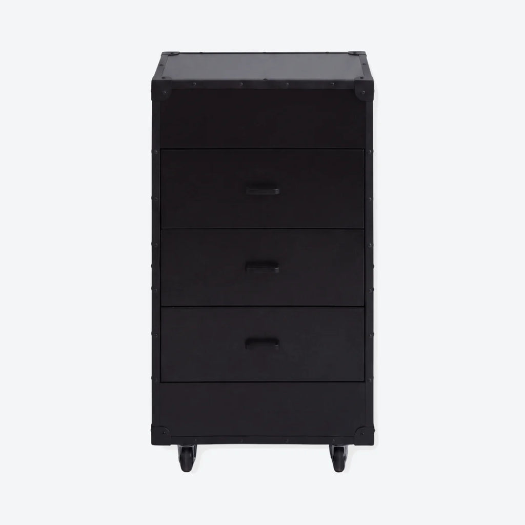 Drawer Cabinet on Wheels - London - Black