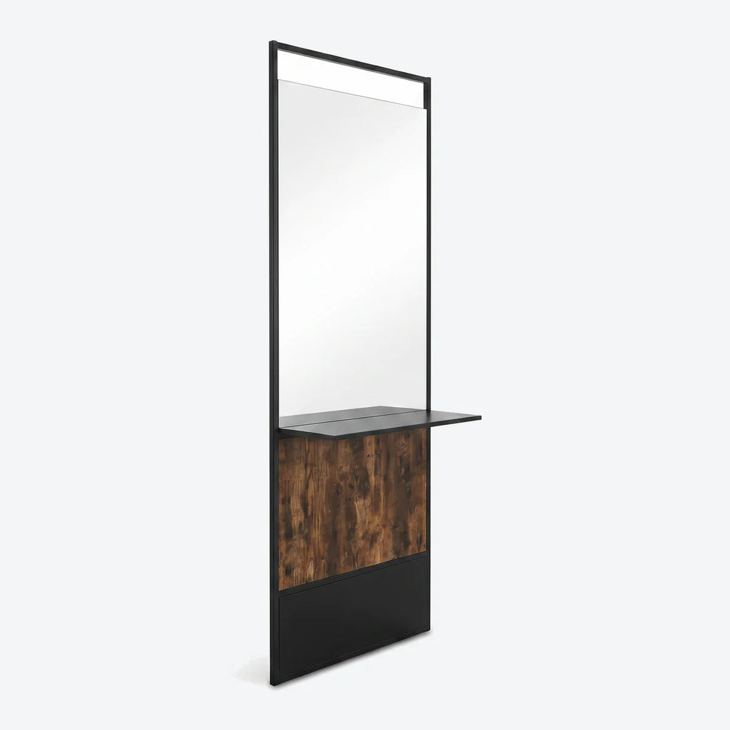 Mirror Station Atelier Black/Wood