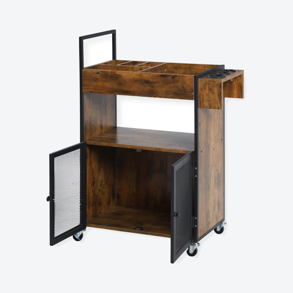 Mobile Barber Workstation - London - Brown