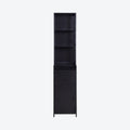 Narrow Display Cabinet - London - Black