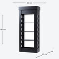 Retail Display Cabinet - London - Black
