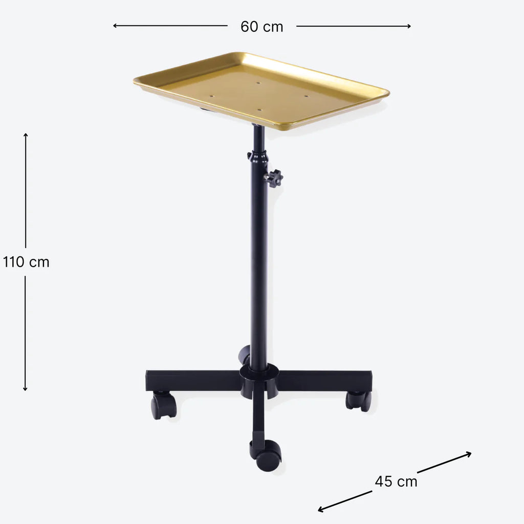 DeltaPro - Salon Tray on Wheels - Gold