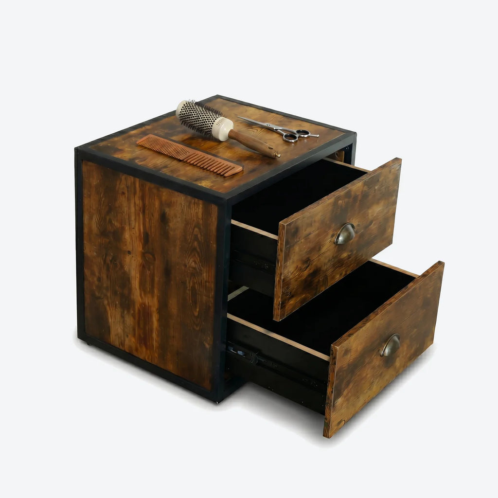 Side Table Atelier Black/Wood