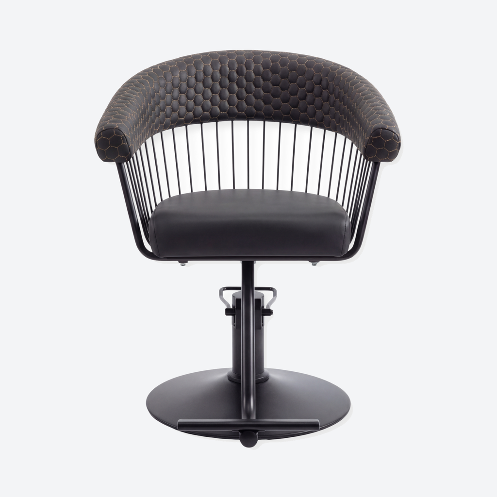 Salon Chair - Queen - Gold/Black
