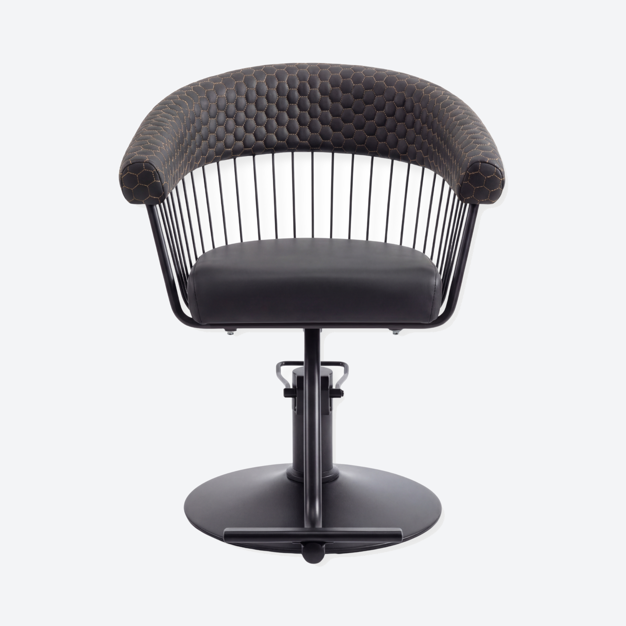 Salon Chair - Queen - Gold/Black