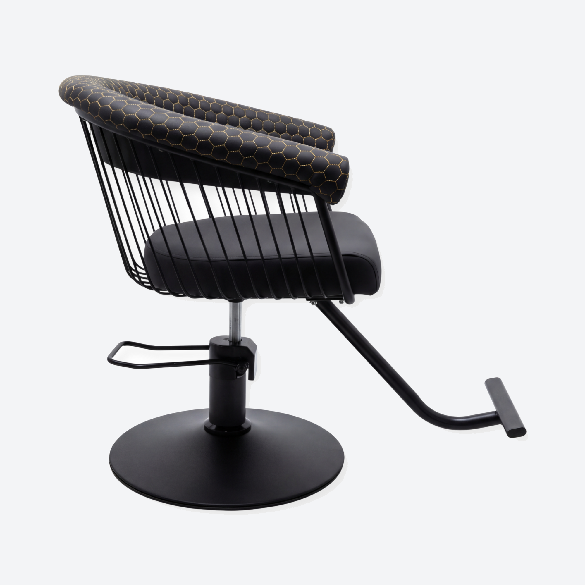 Salon Chair - Queen - Gold/Black